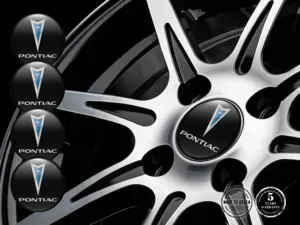 Pontiac Autocollants sur Jantes Design Silicone Haute Qualité